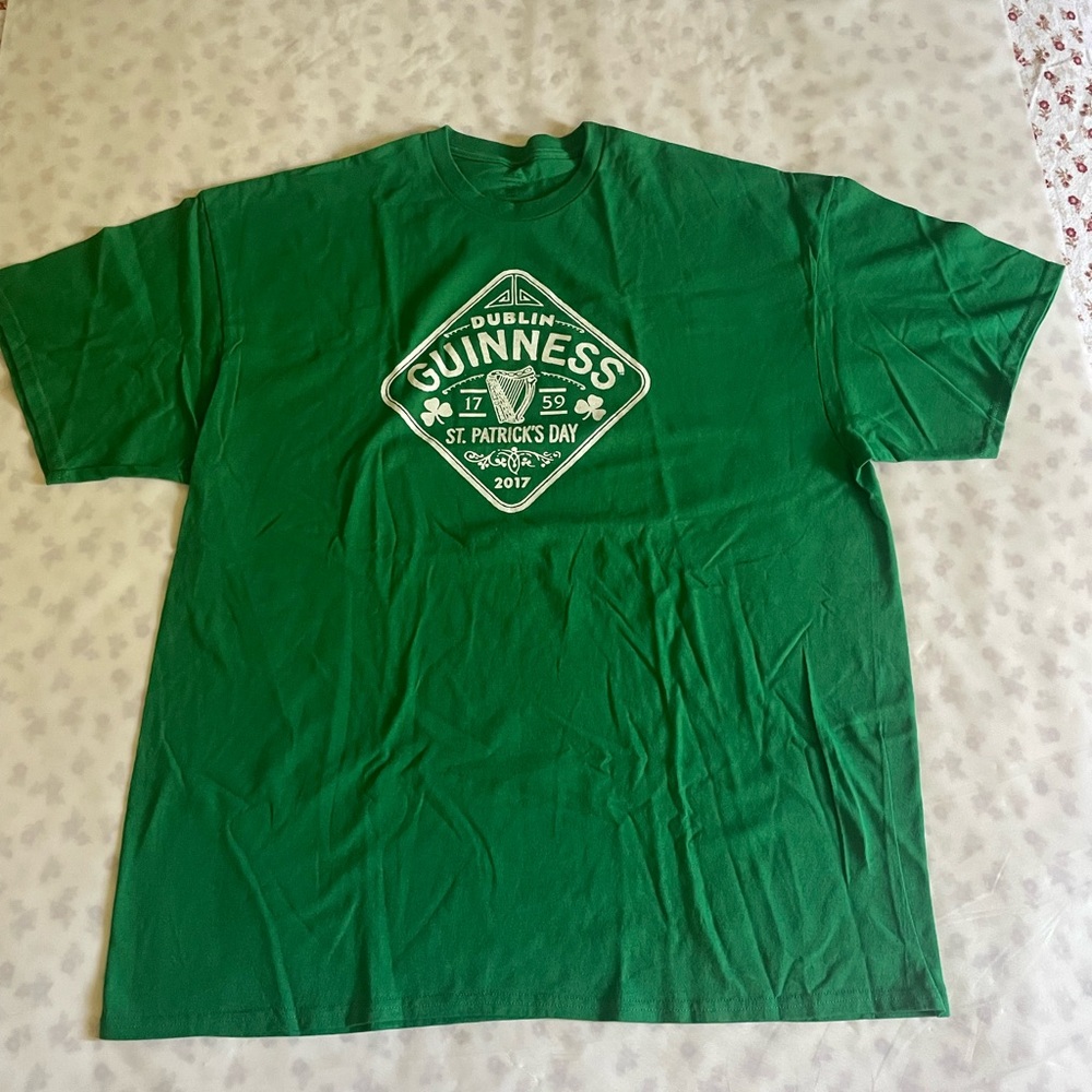 Guinness shirt St Patrickday 2017 new no tag size XL